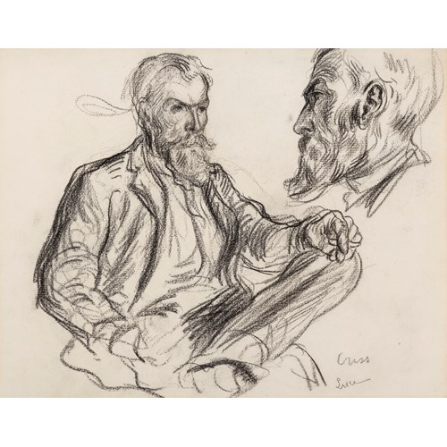 Two Studies for a Portrait of Henri-Edmond Cross